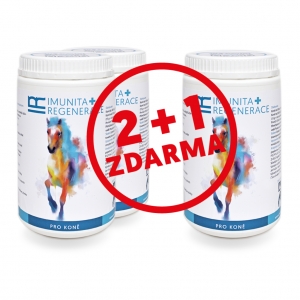 Akce 2+1 zdarma! Immunovet pro koně 45Og